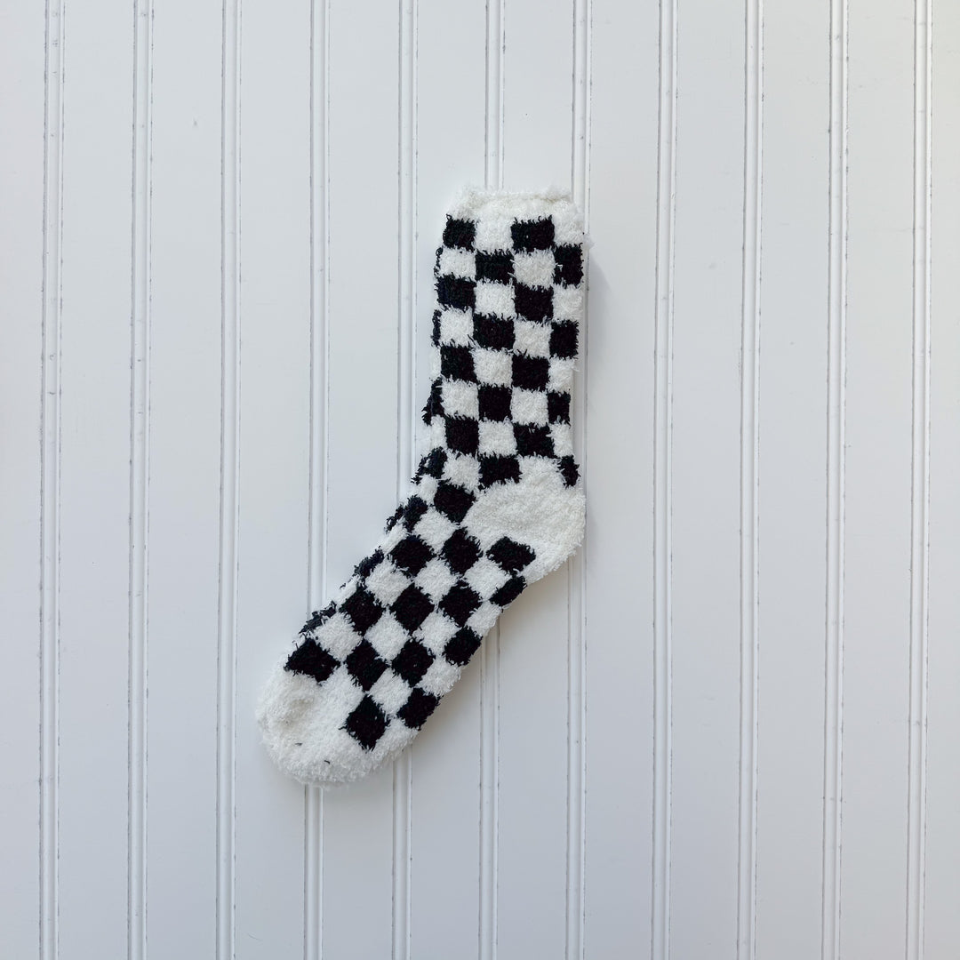 Checkered Mini Crew Socks