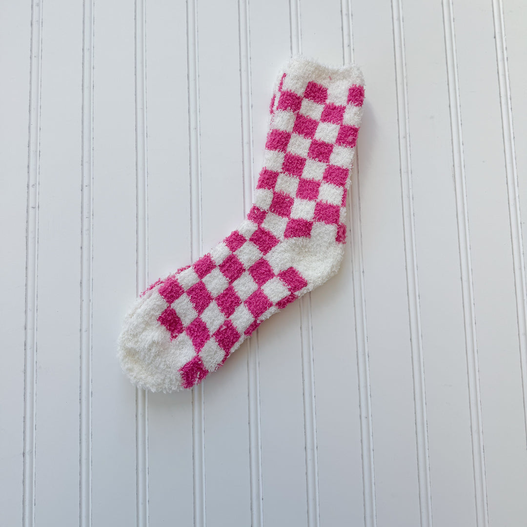 Checkered Mini Crew Socks