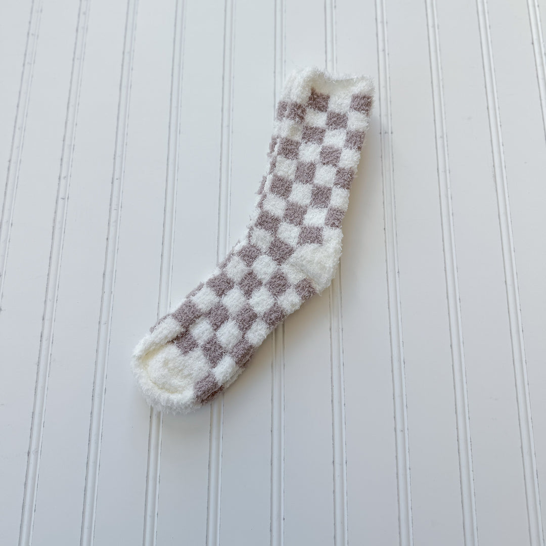 Checkered Mini Crew Socks