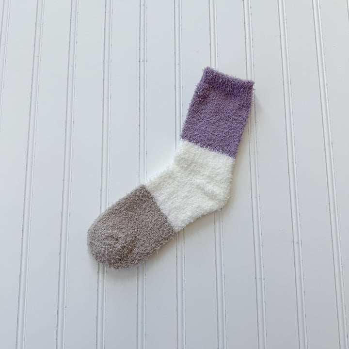 Color Block Mini Crew Socks