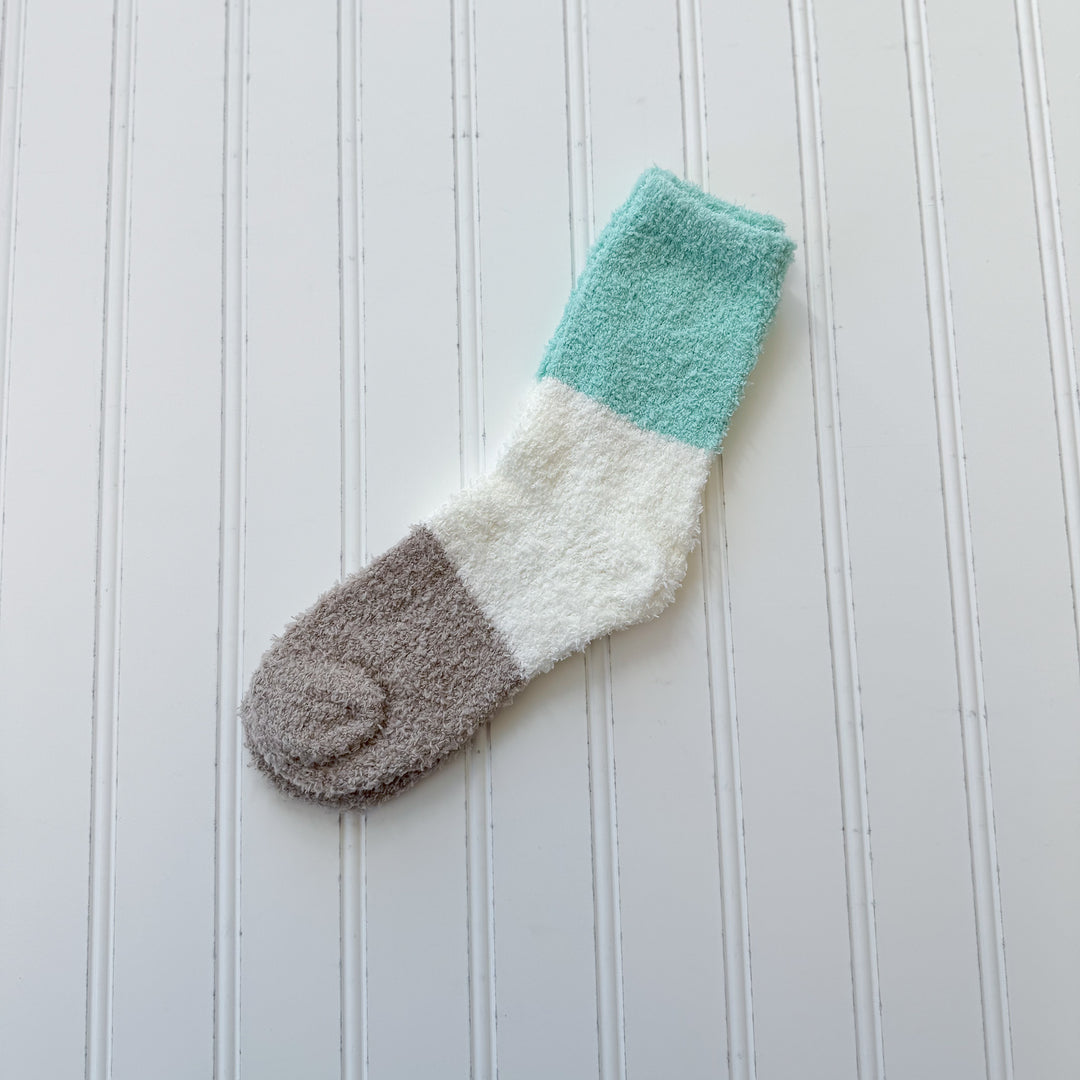 Color Block Mini Crew Socks