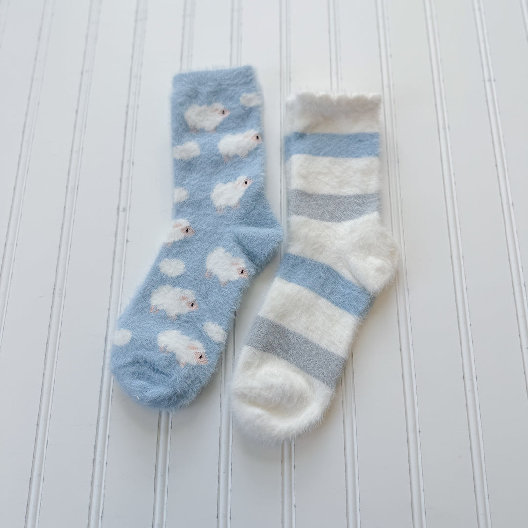 Cozy 2 Pack Crew Socks