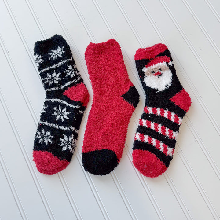 Christmas 3 Pack Butter Socks