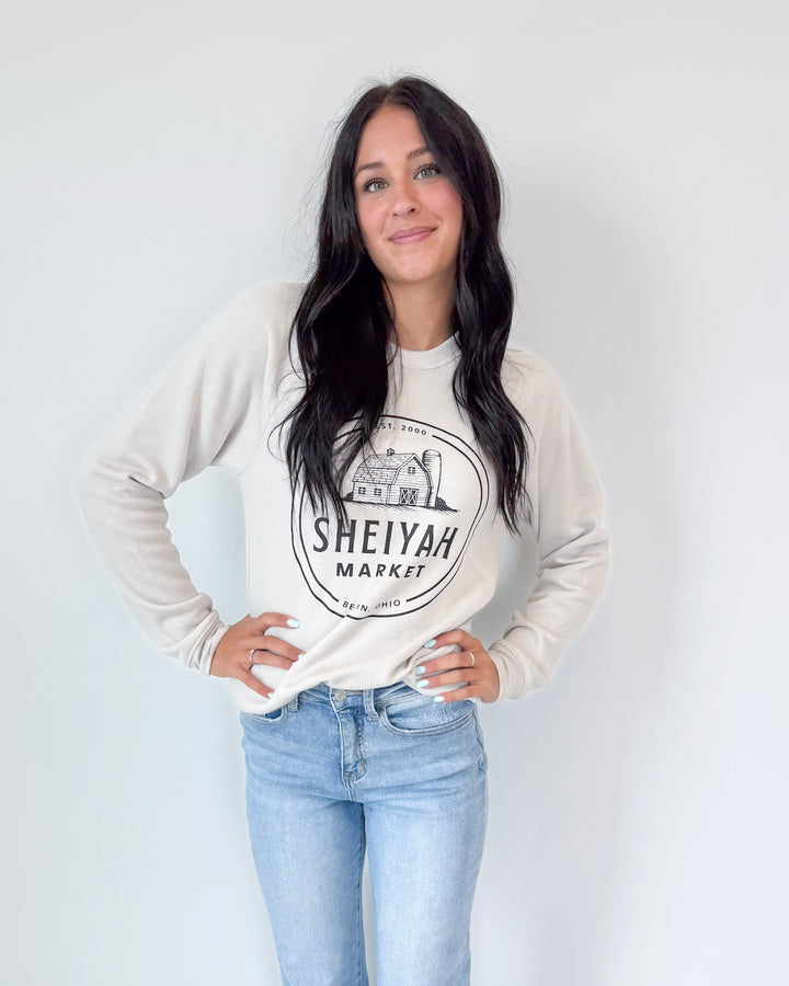 Sheiyah Market Cream Sweatshirt