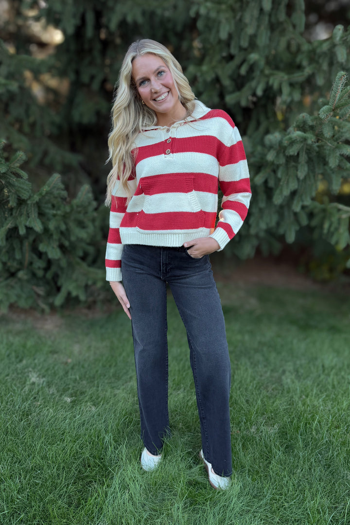 Candy Cane Lane Sweater