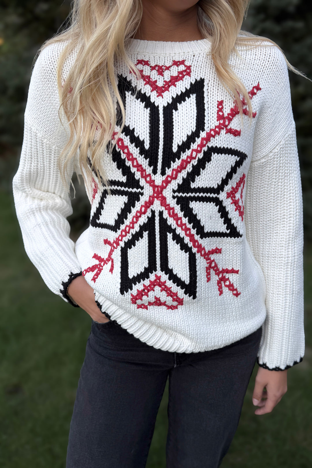 Snow Flake Wishes Sweater
