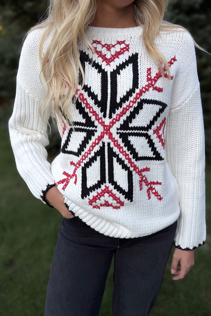 Snow Flake Wishes Sweater
