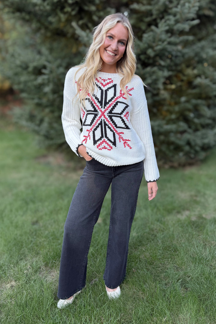 Snow Flake Wishes Sweater
