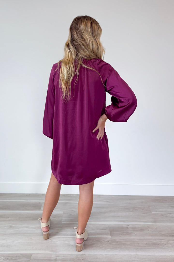 Plum Perfect Dress