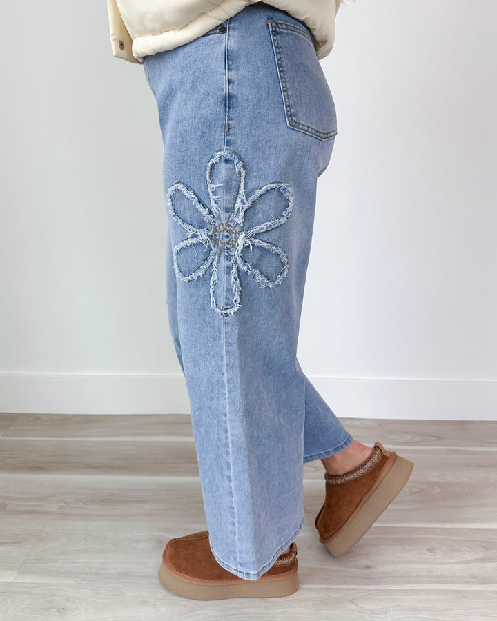 Easel Flower Power Denim