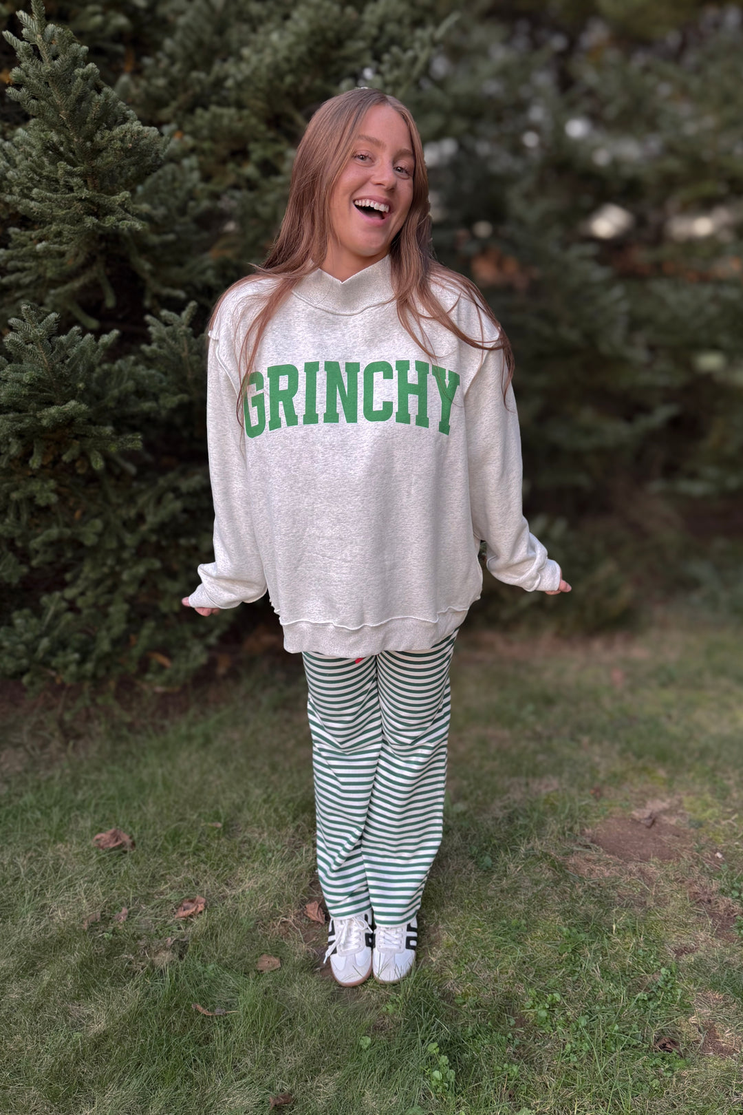 Grinchy + Naughty Reversible Sweatshirt