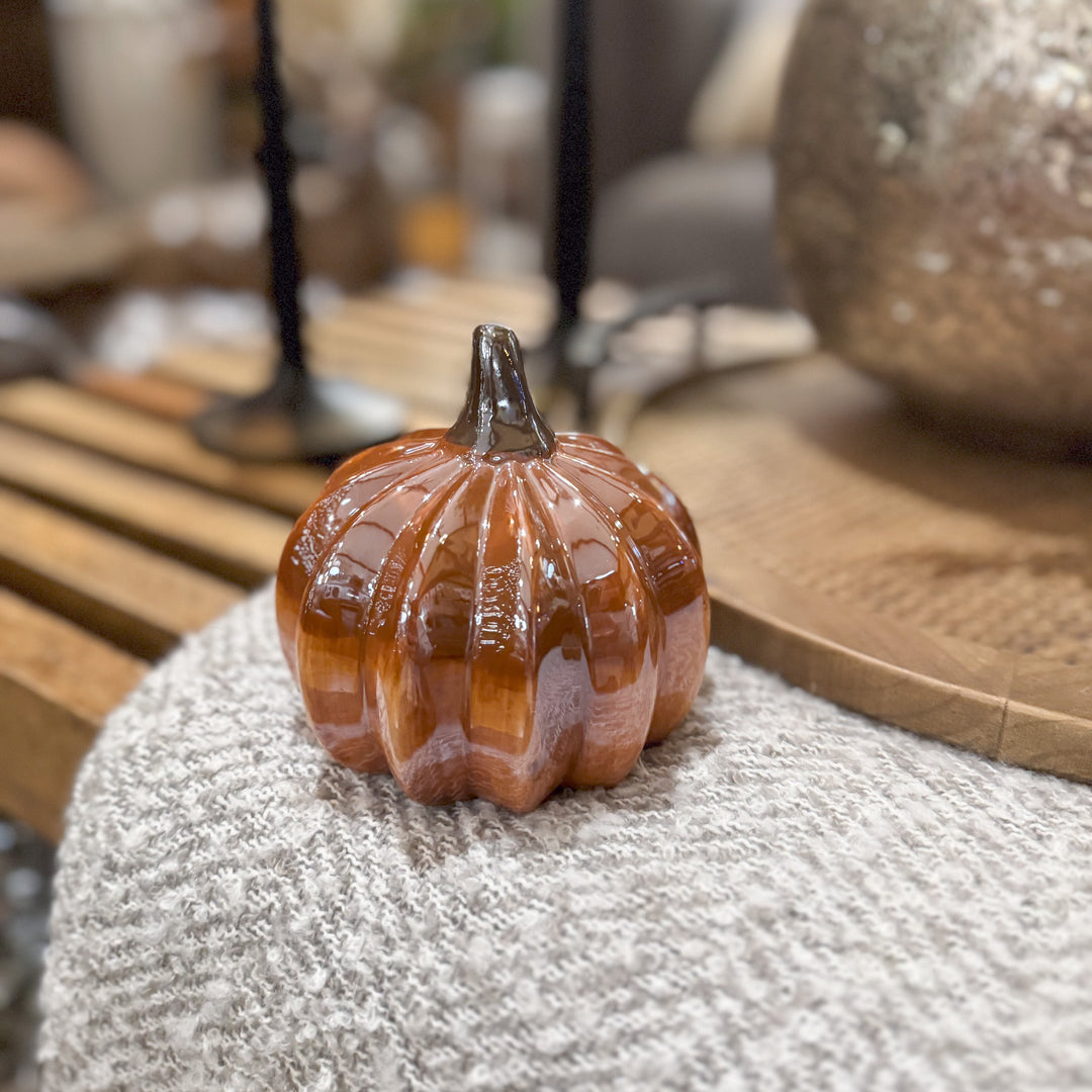 Cream Pearlized Harvest Pumpkin