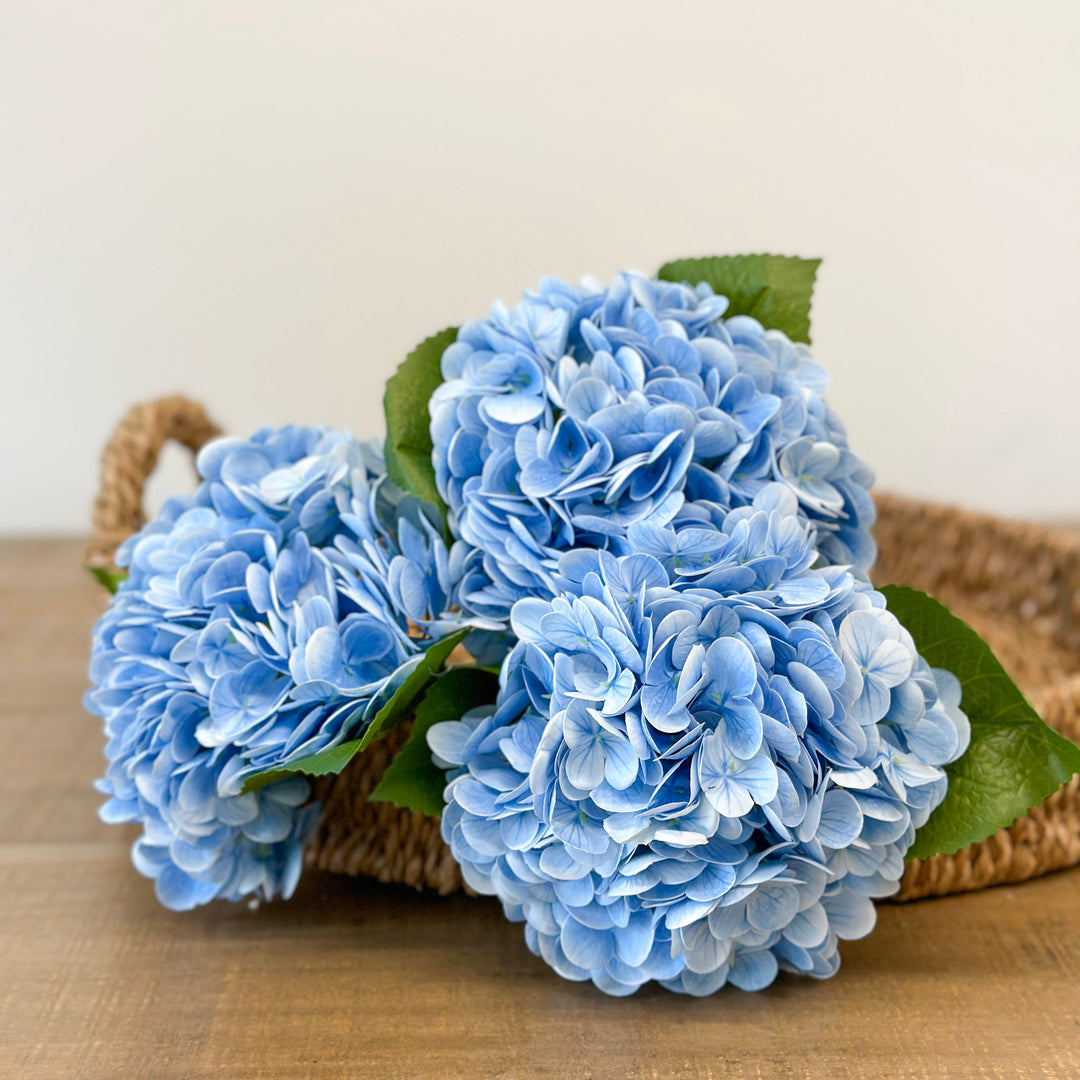Real Touch Light Blue Hydrangea