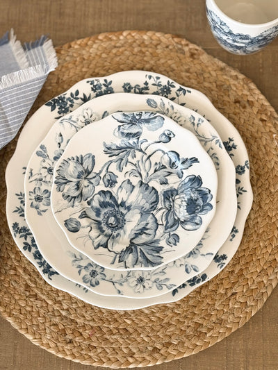 Cottage Floral Appetizer Plate