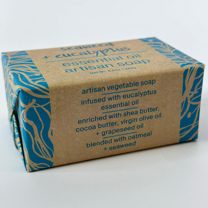 Seaweed Eucalyptus Essential Oil Artisan Soap