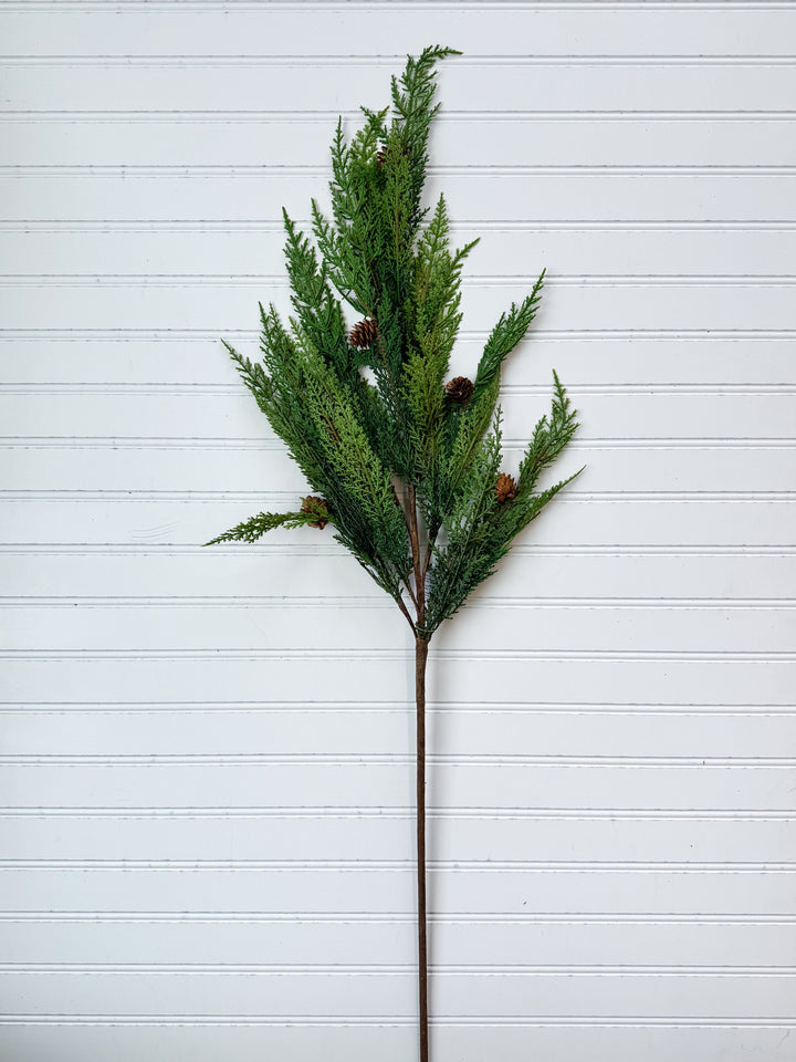 Cedar With Pinecones Spray