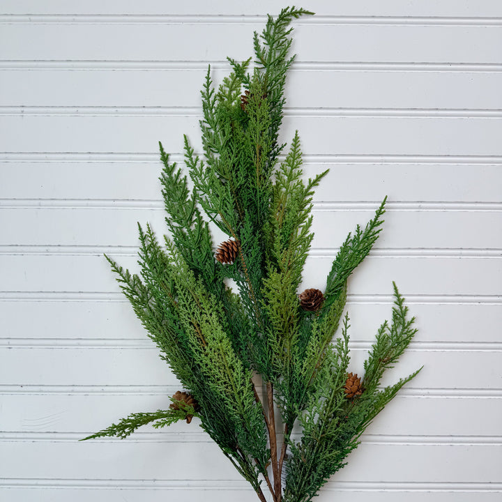 Cedar With Pinecones Spray