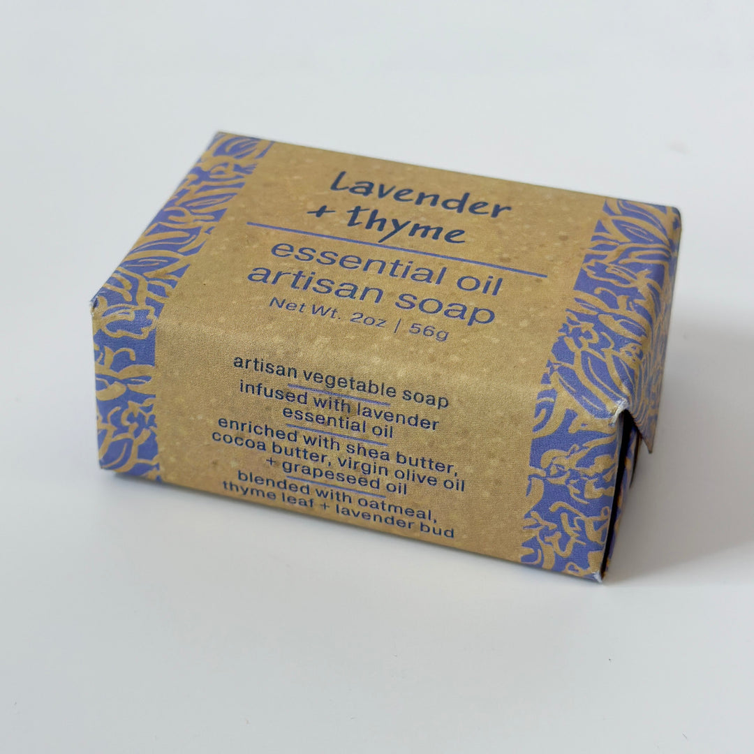 Lavender Thyme Essential Oil Artisan Soap