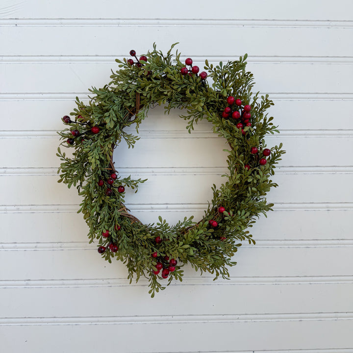 Mini Leaf & Berry Candle Ring