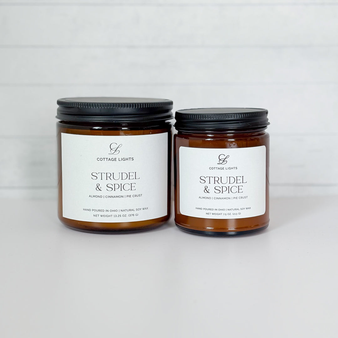 Strudel & Spice Amber Soy Candle
