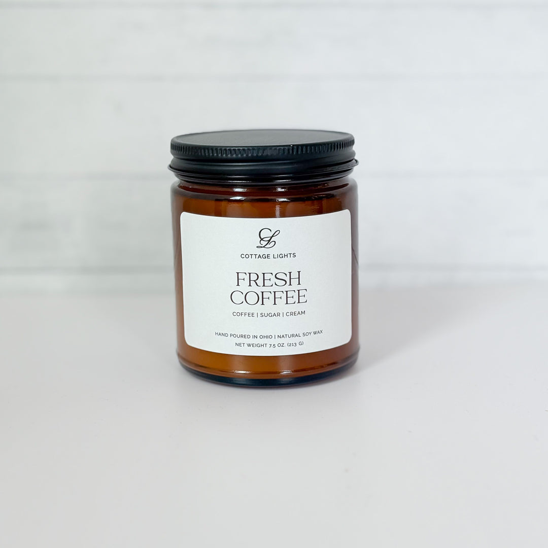 Fresh Coffee Amber Soy Candle