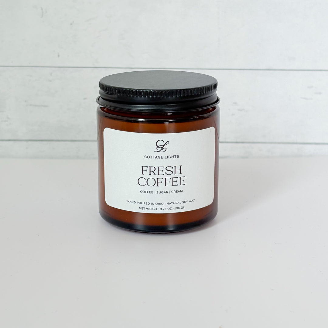 Fresh Coffee Amber Soy Candle