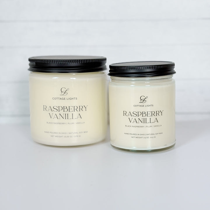 Black Raspberry & Vanilla Soy Candle