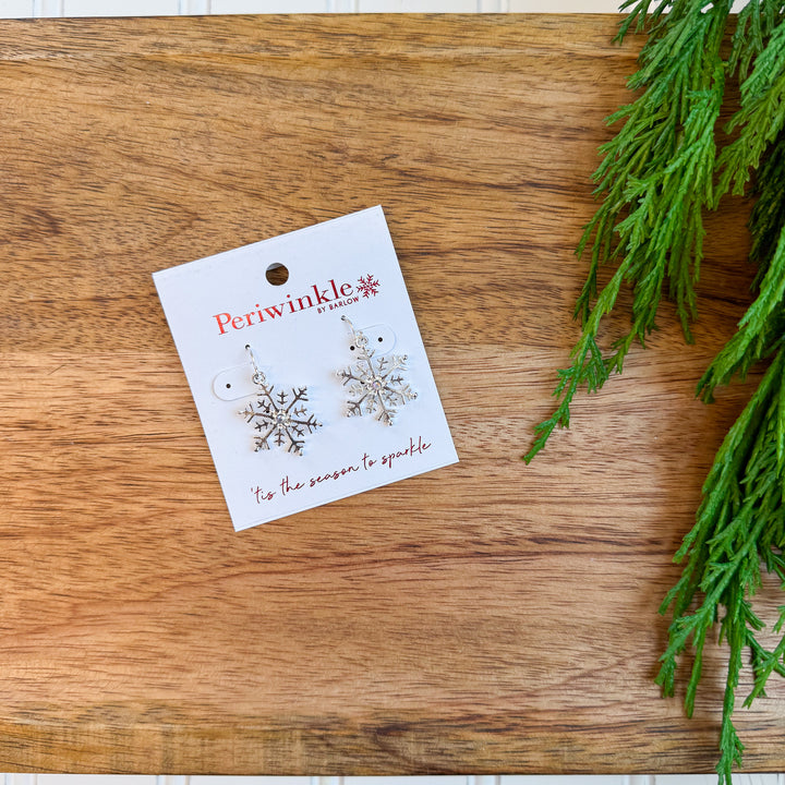 Silver Snowflakes Earrings