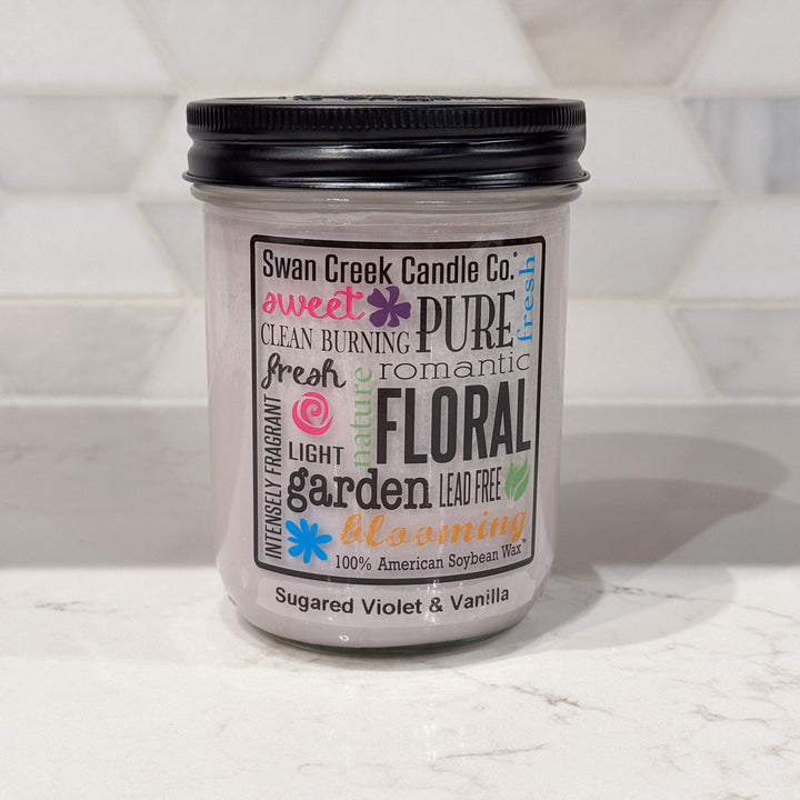 Swan Creek Sugared Violet & Vanilla Candle