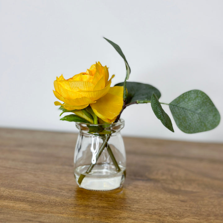 Yellow Ranunculus In Vase