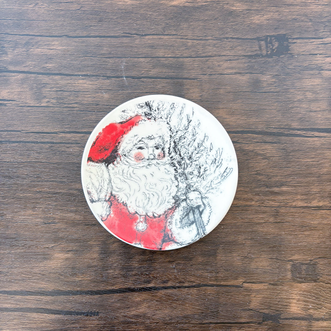 Dear Santa Stoneware Plate