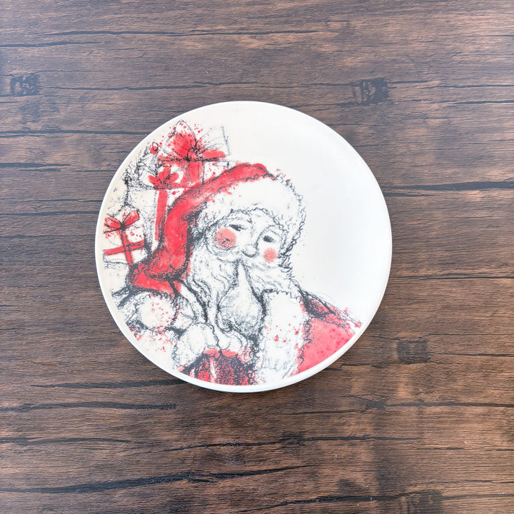 Dear Santa Stoneware Plate