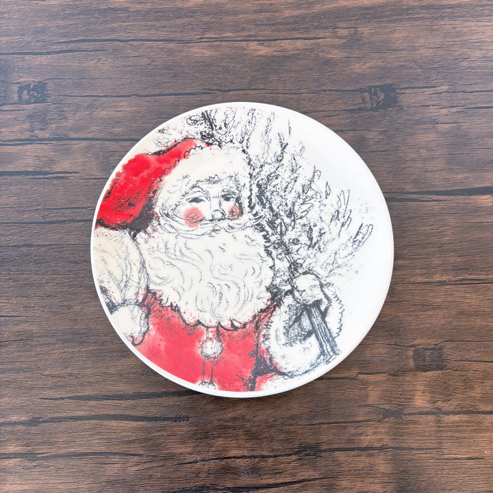 Dear Santa Stoneware Plate