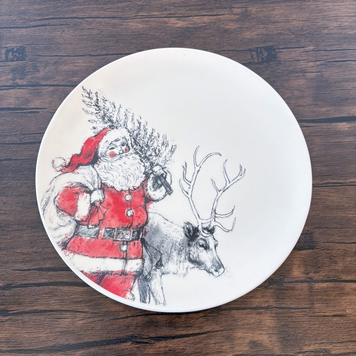 Dear Santa Stoneware Plate