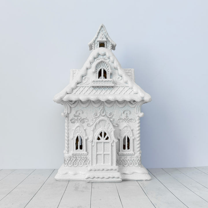 Icy Detailed Holiday Lighted House