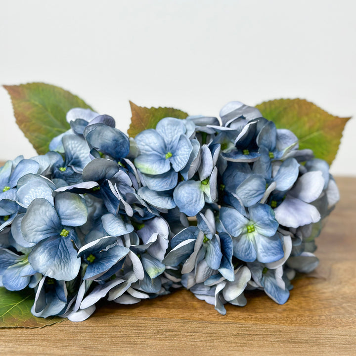 Weathered Blue Hydrangea Spray