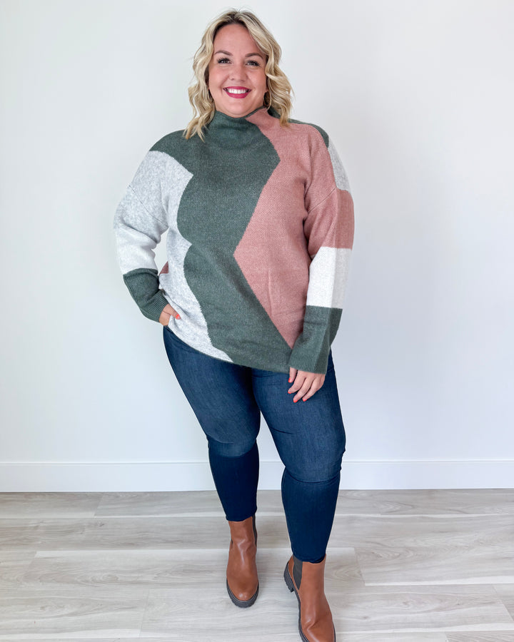 Feel Happiness Sweater Curvy