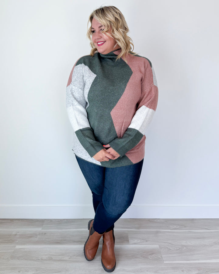 Feel Happiness Sweater Curvy