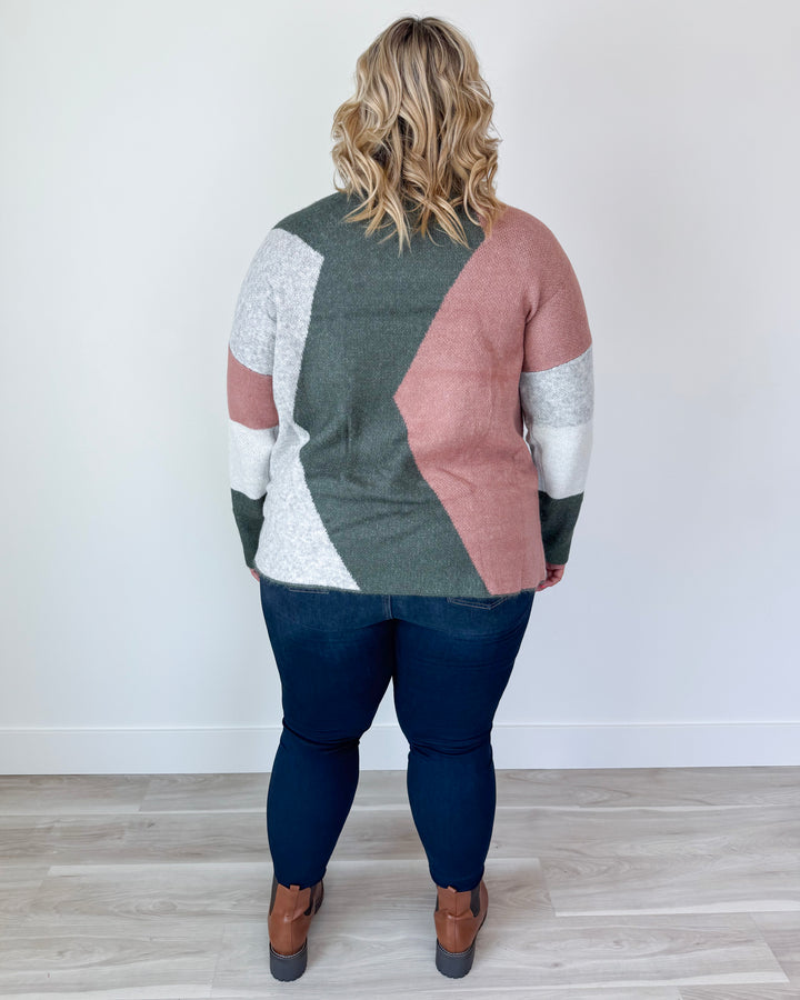 Feel Happiness Sweater Curvy