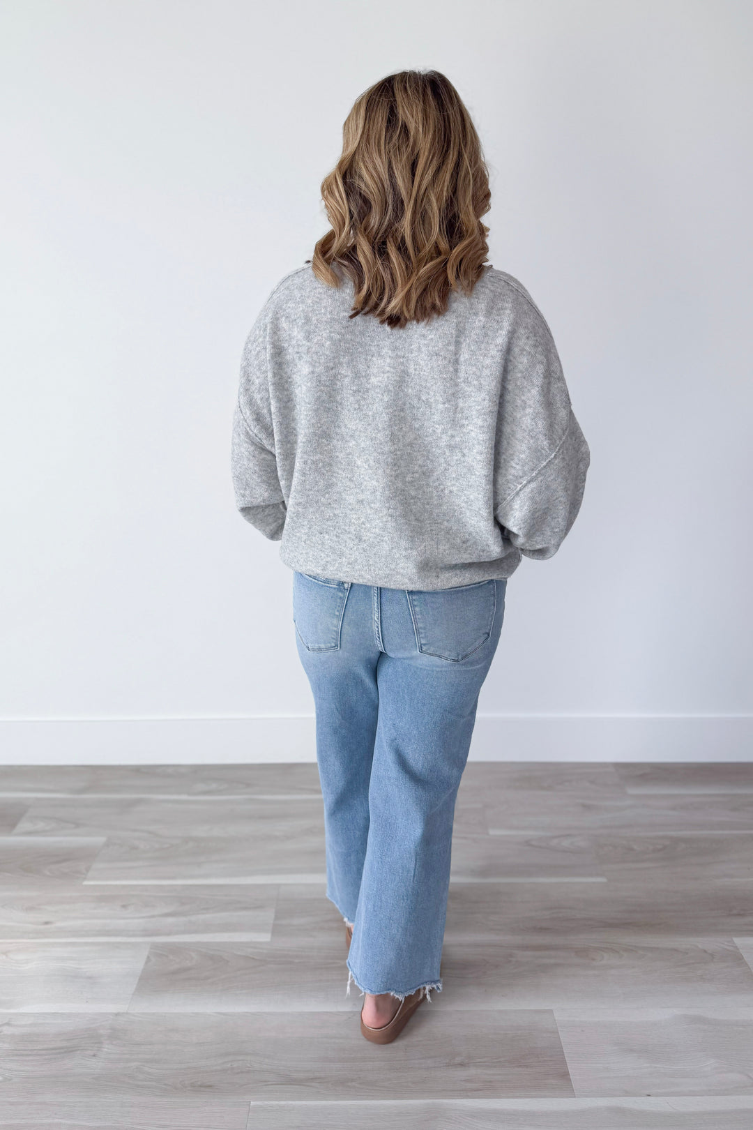 Free People See Me V Neck Pullover