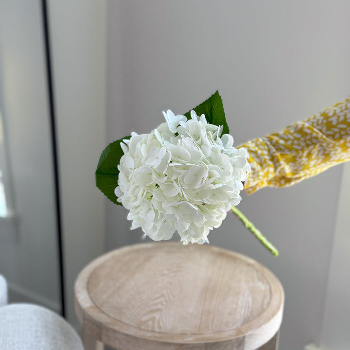 Real Touch White Hydrangea