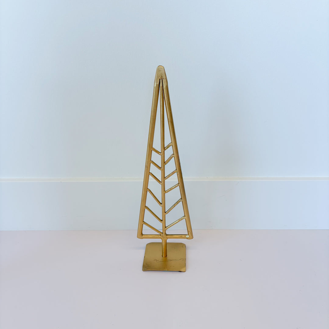 Golden Simplistic Metal Tree