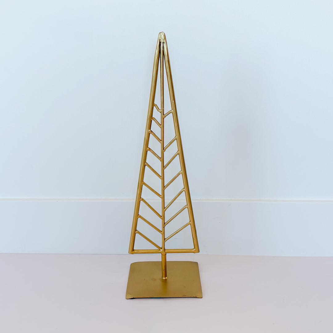 Golden Simplistic Metal Tree