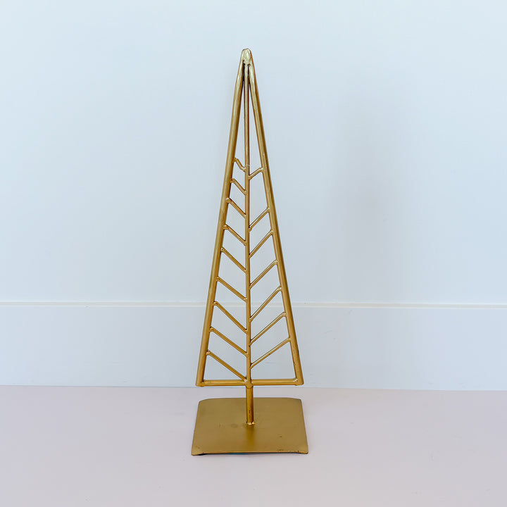 Golden Simplistic Metal Tree