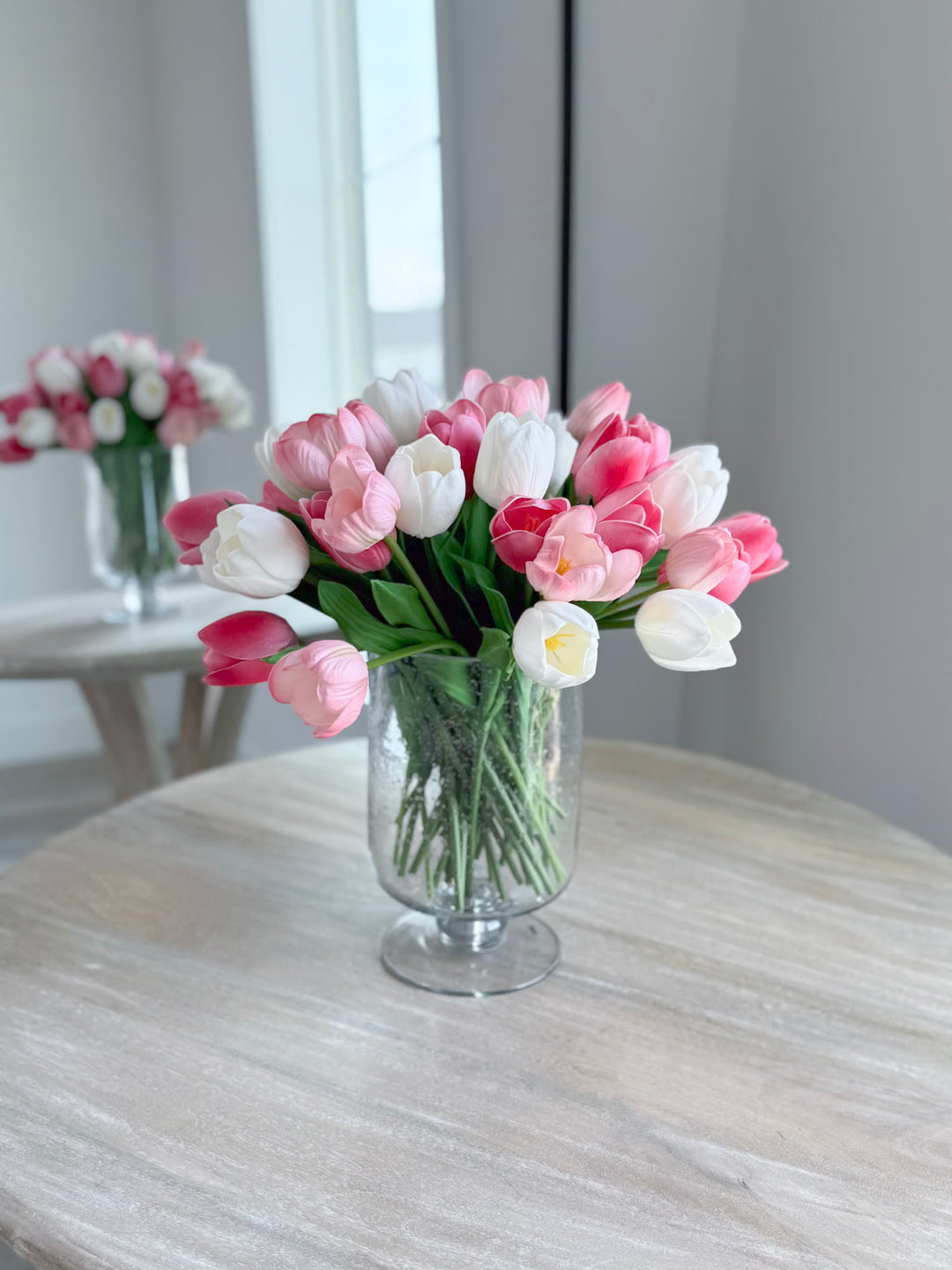 Real Touch Light Pink Tulip Bundle
