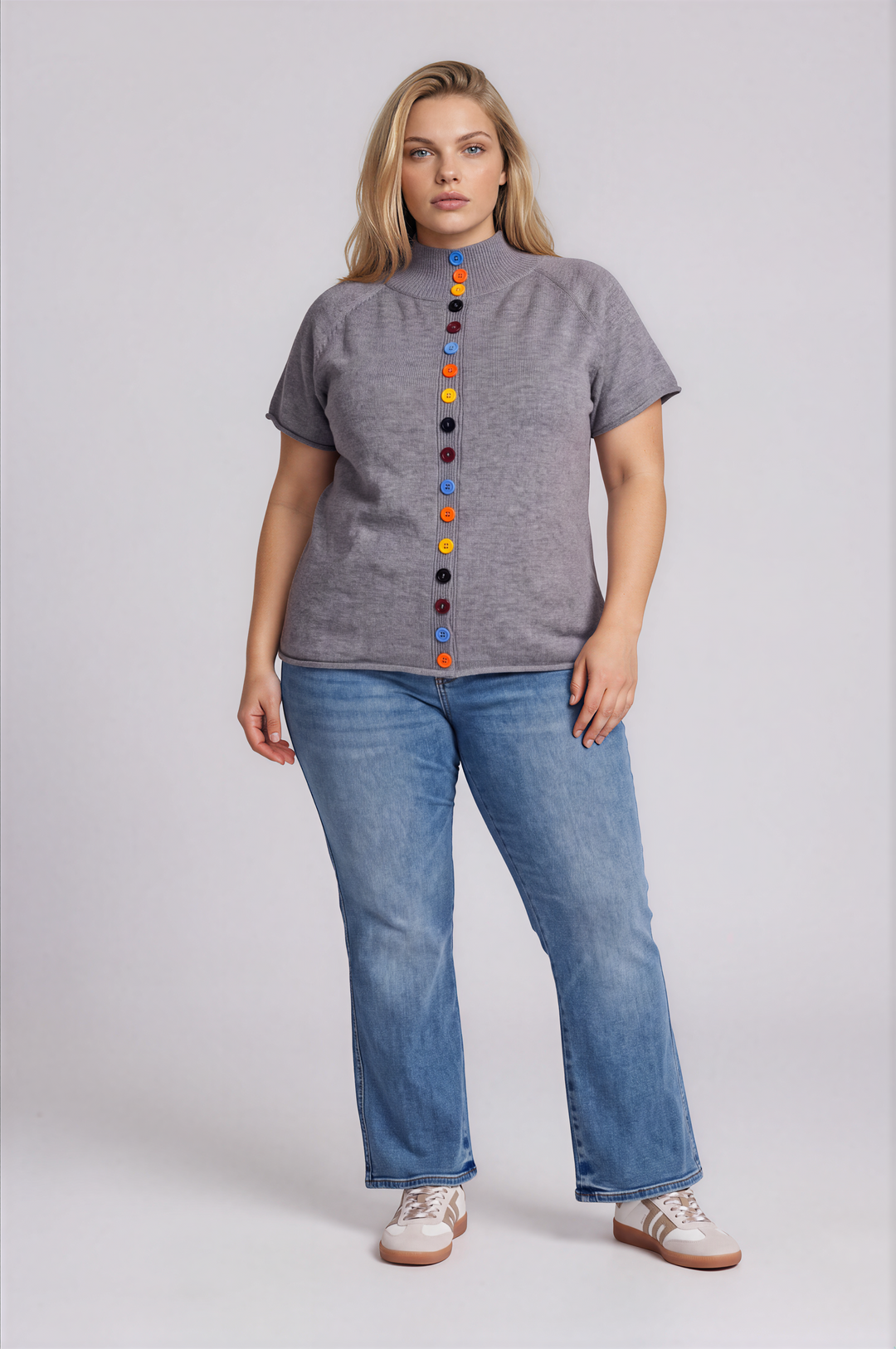 All Buttoned Up Sweater