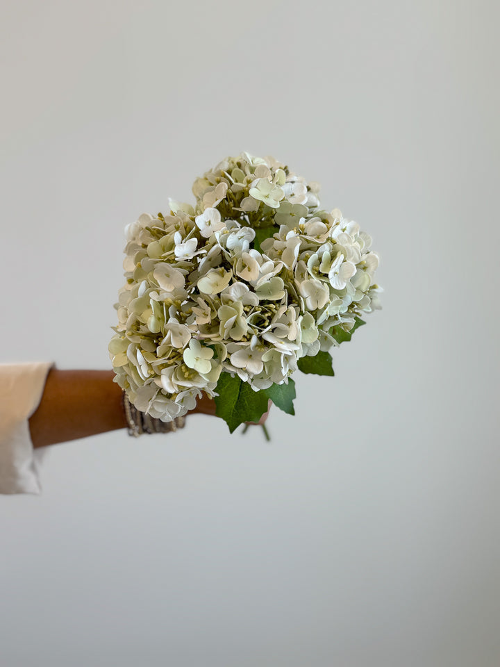 Real Touch White Hydrangea Bundle