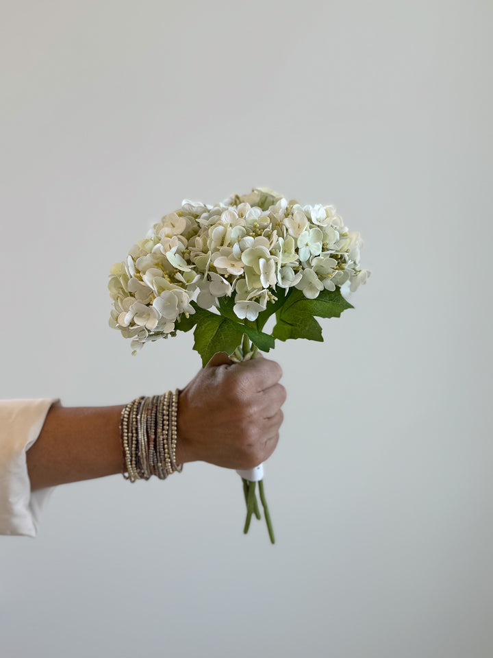 Real Touch White Hydrangea Bundle