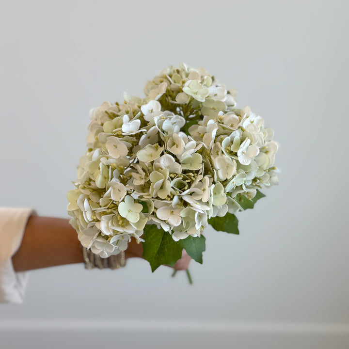 Real Touch White Hydrangea Bundle