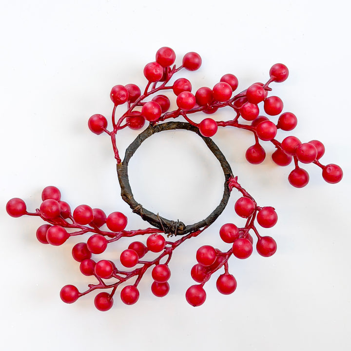 Matte Weatherproof Berry Candle Ring